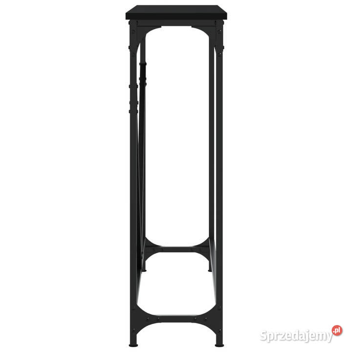 Stolik konsolowy czarny 102x225x75 WM834130 Warszawa sprzedam