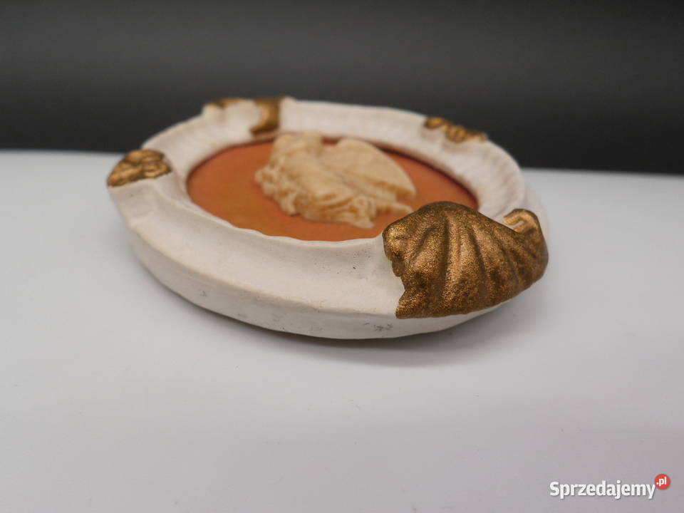Stara Miniatura Reliefowa Płaskorzeźba Ścienna