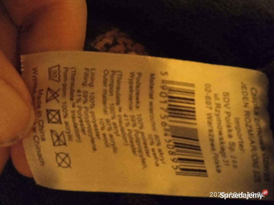 Czapka dziecięca one size pomorskie Kwidzyn