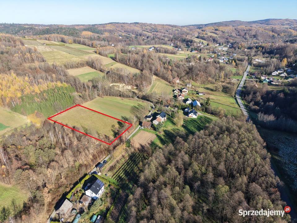 Widokowa działka budowlana Gwoznica Dolna 17zł/m2 Gwoźnica Dolna sprzedam