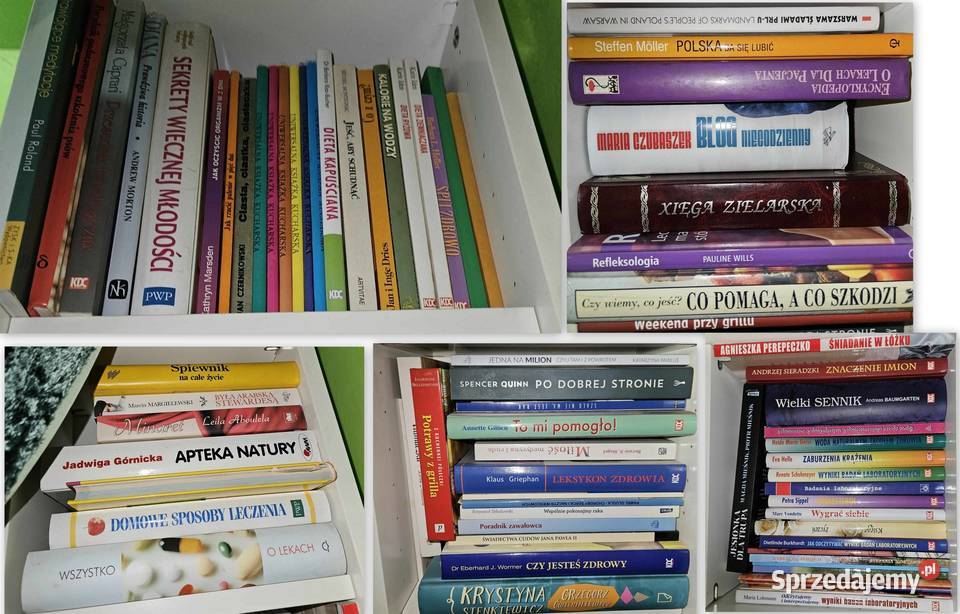 Książki zbiory z kilkunastu lat