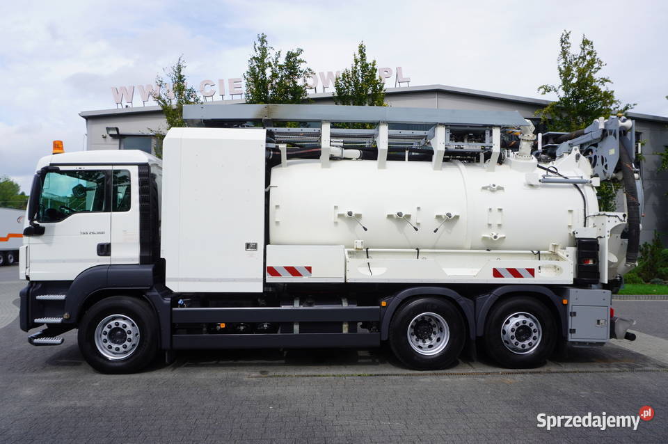 MAN TGS 26360 E6 Zabudowa WUKO Rivard 117 m3 115 biały małopolskie Kraków sprzedam