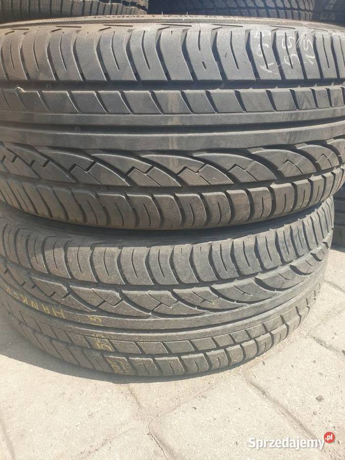 Dwie sztuki opon lato 19555 R15 5 mm bieżnika Samochodowe sprzedam