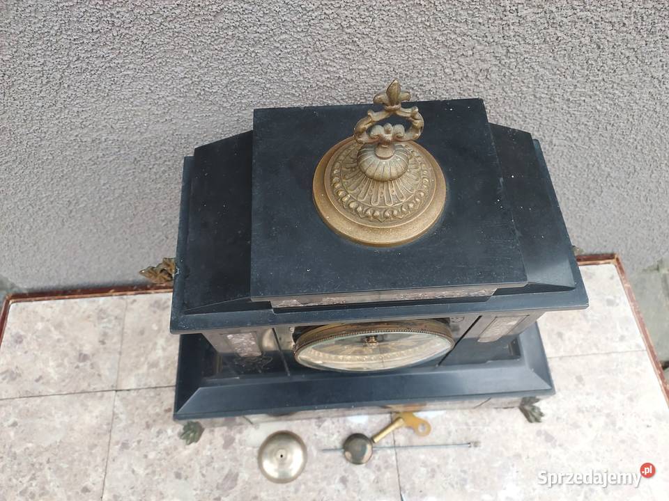 Stary zegar kominkowy francuski V Reclus antyk Tczew