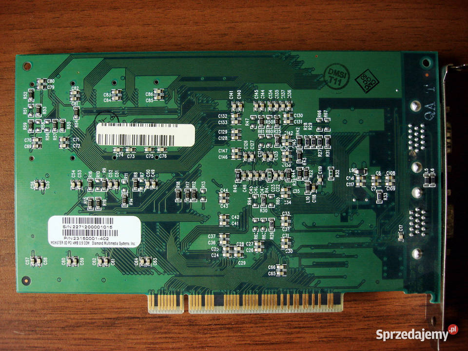 Akcelerator DIAMOND MONSTER 3D 3DFX VOODOO 4MB Kielce