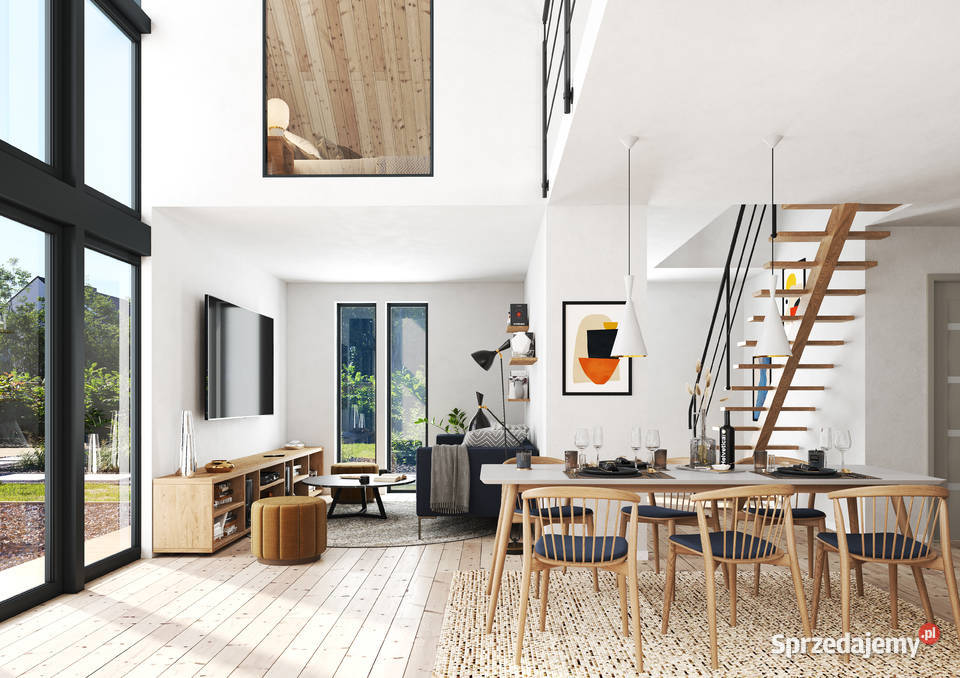 Dom całoroczny modułowy szkieletowy 70m2 EKOBARN mazowieckie Warszawa