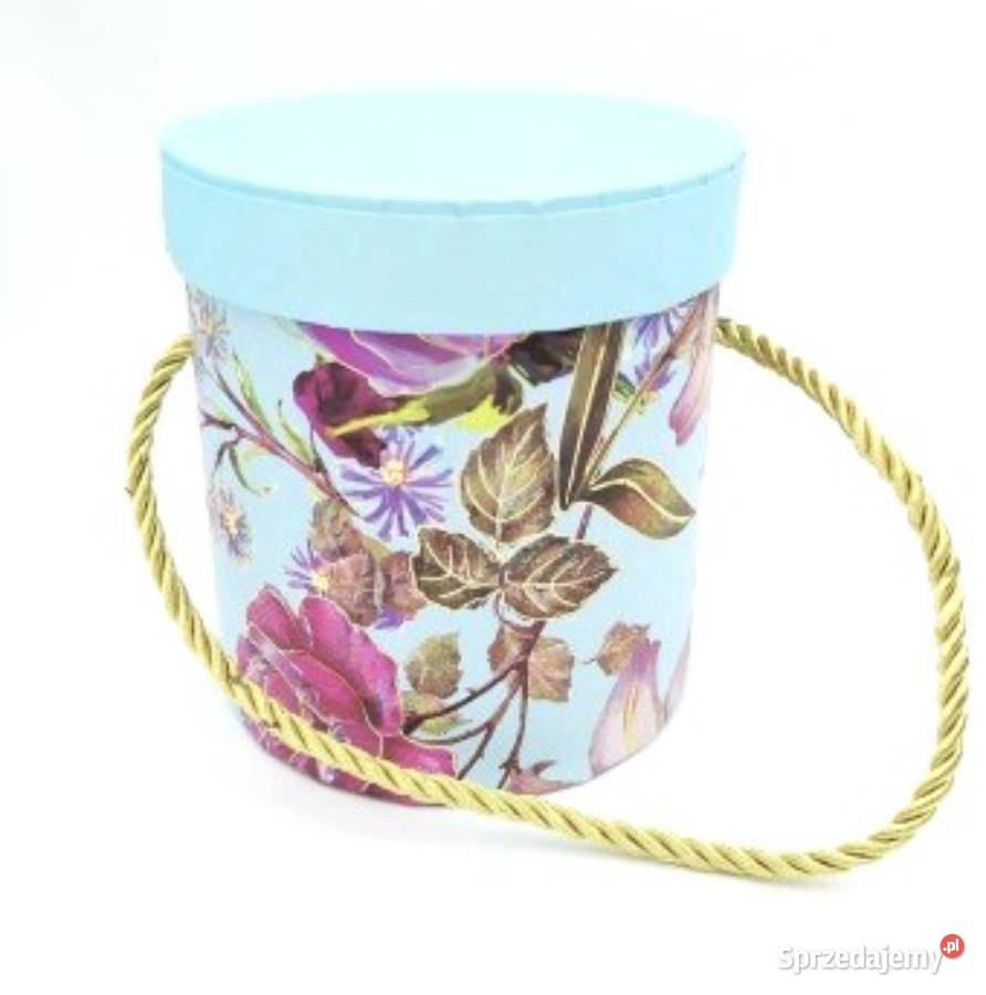 Pudełko kartonowe FLOWER BOX mix kolorów wielokolorowy