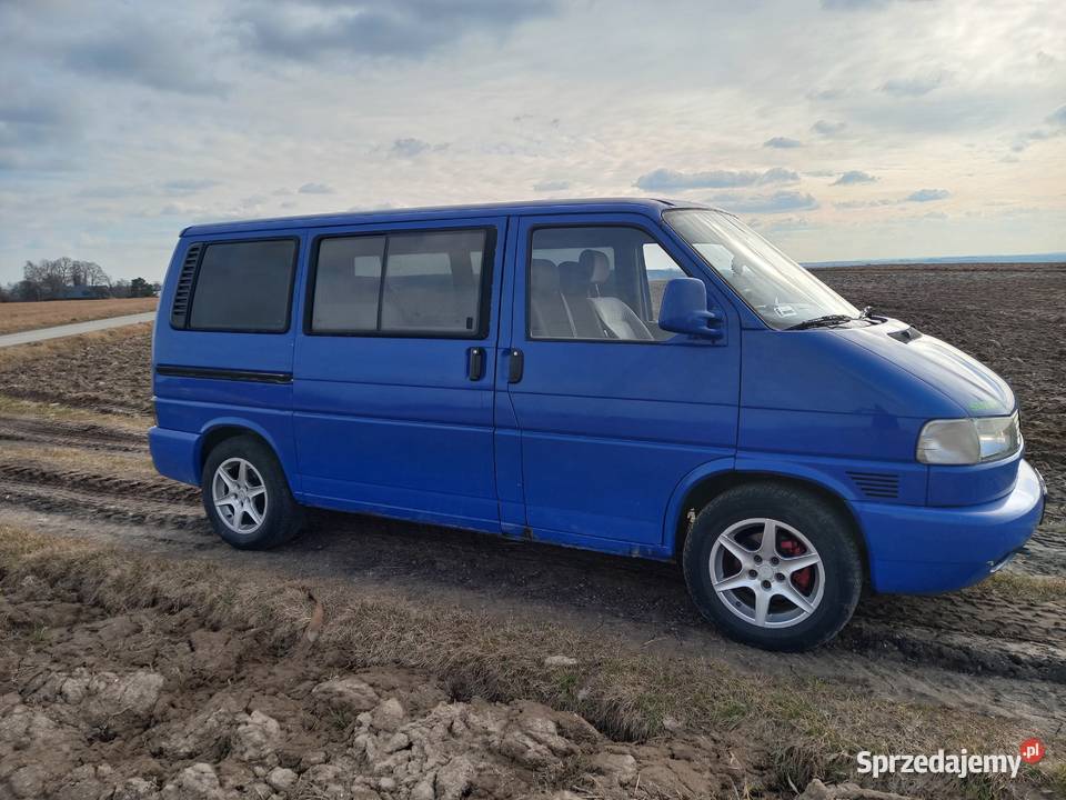 Vw t4 25 benzyna z gazem 4x4 mini kamper sprowadzony Multivan Miechów