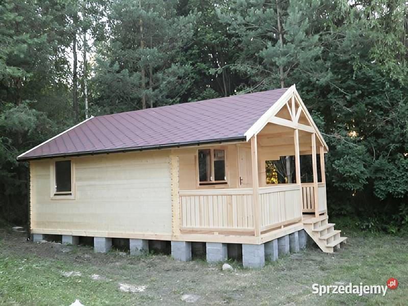 Domek z bali JADWIGA drewniany letniskowy śląskie sprzedam