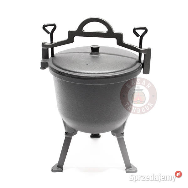 Kociołek żeliwny garnek żeliwny na ognisko 8L łódzkie Łódź