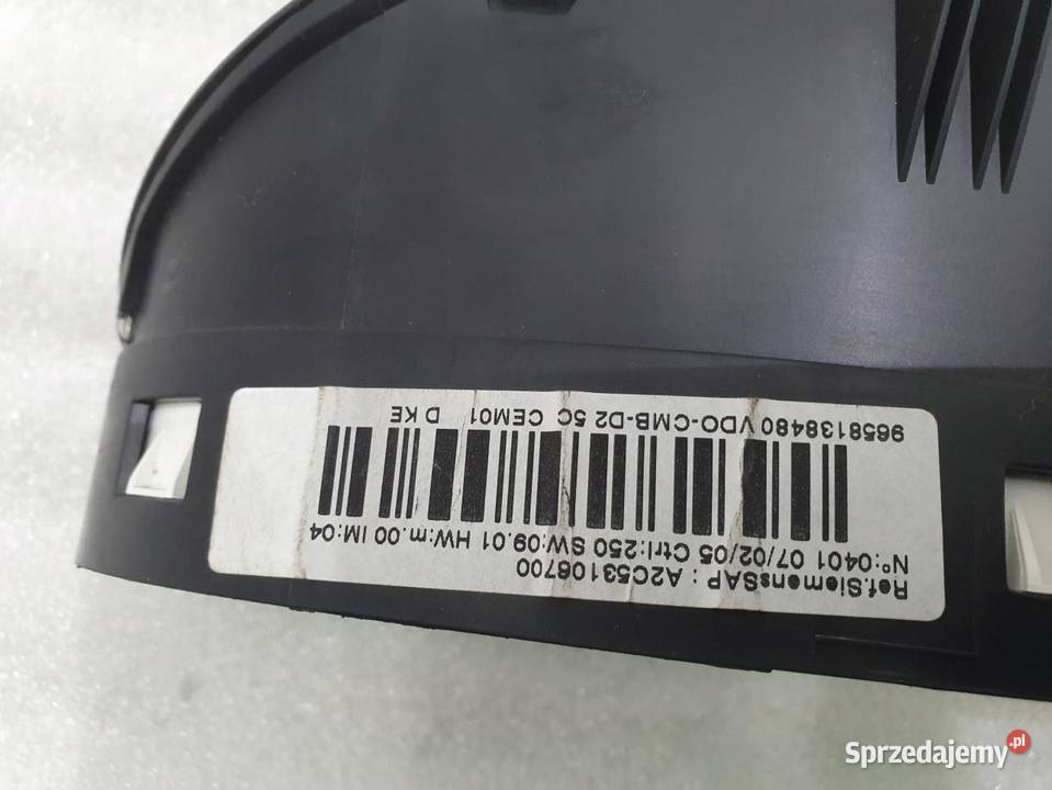 LICZNIK ZEGARY PEUGEOT 407 20 HDI EU 9658138480 Liczniki i zegary sprzedam