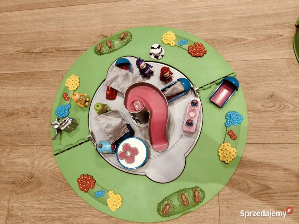 Domek Teletubisiów oryginalny zestaw zjeżdżalnia Kostrzyn