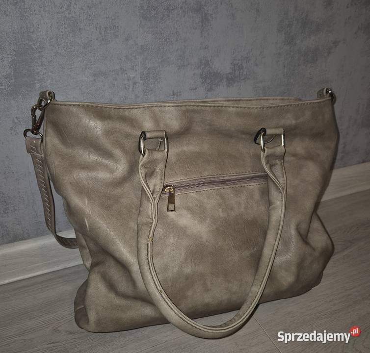 Torebka damska beżowa duża sprzedam
