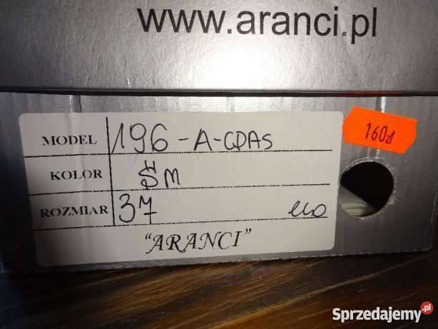 Buty ślubne skórzane ARANCI 37 Czółenka