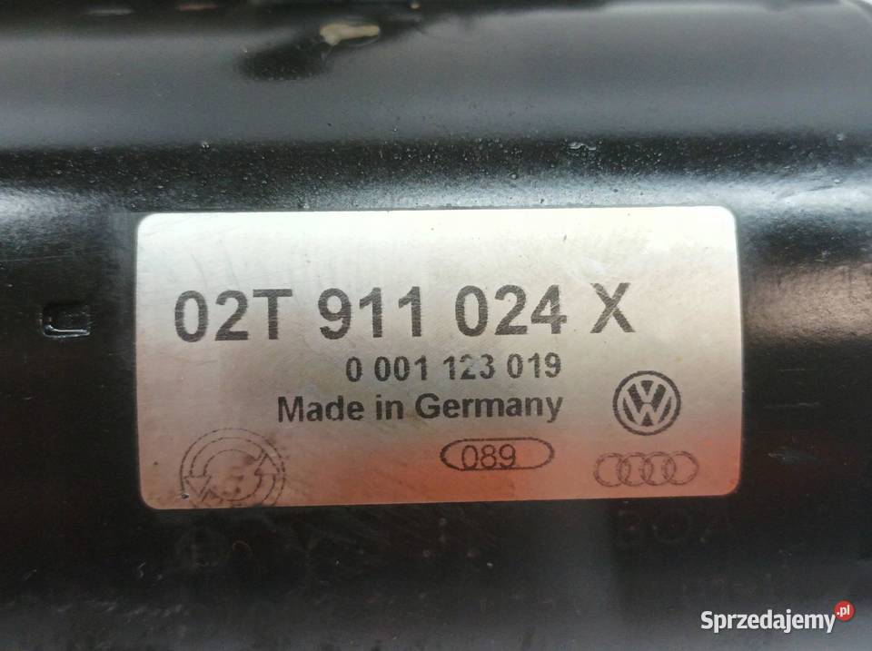 ROZRUSZNIK 02T911024X 14 19 TDI VW Volkswagen Układ elektryczny silnika