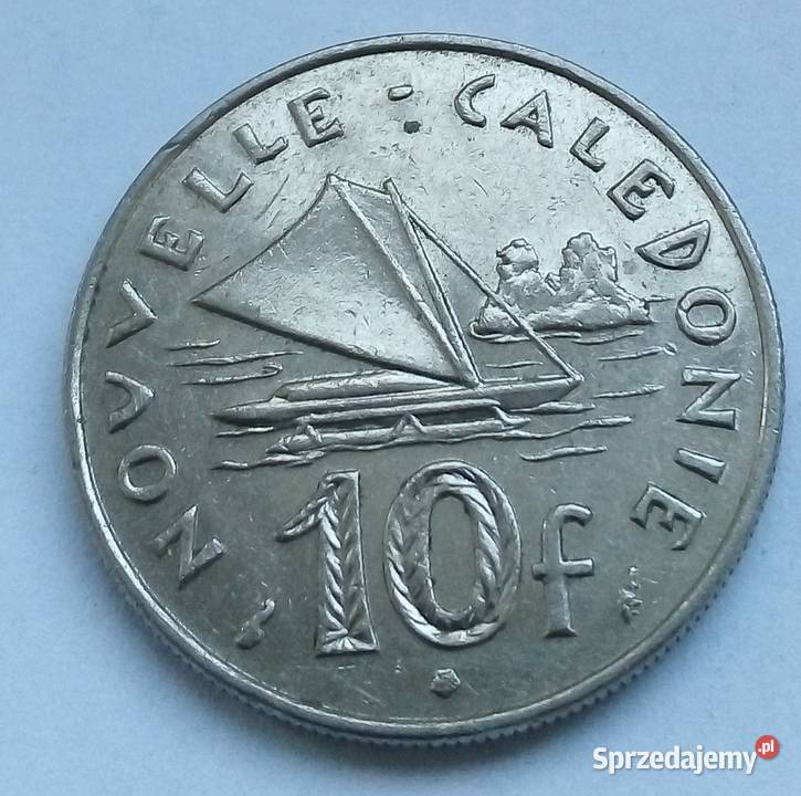 NOWA KALEDONIA10 FRANCS1990 r Legionowo