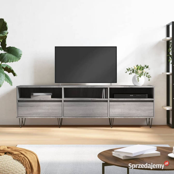 Szafka pod TV szary dąb sonoma 150x30x445 Warszawa