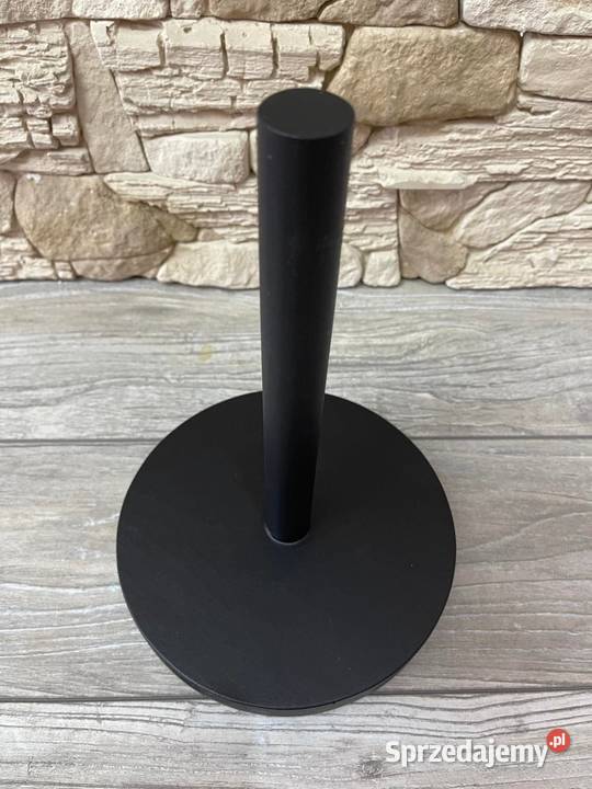 Stojak drewniany na ręcznik kuchenny czarny mat Dębica