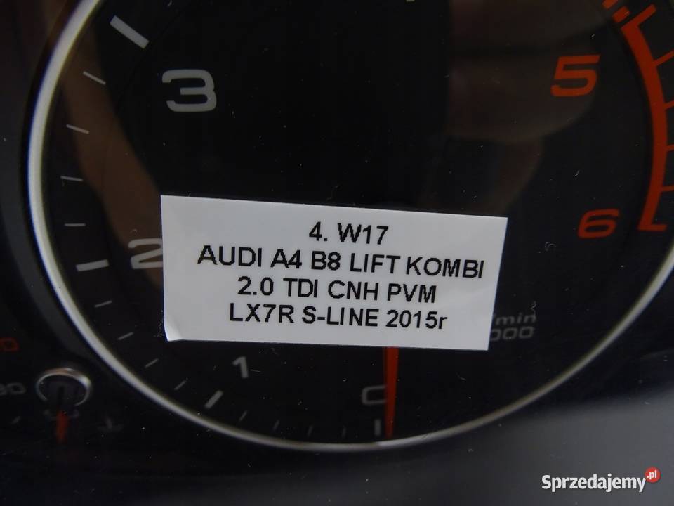 LICZNIK ZEGARY ZEGAR AUDI A4 B8 LIFT 20 TDI Liczniki i zegary
