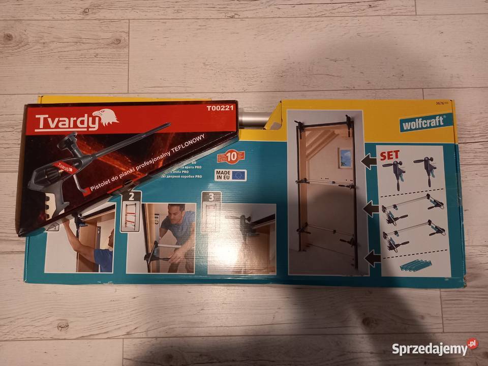 Zestaw montażowy do ościeżnic futryn Wolfcraft Chodzież