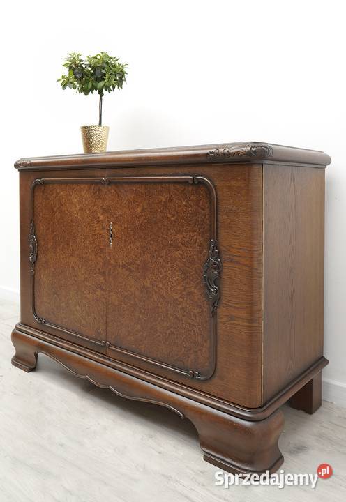 Antyczna komoda z lat 30tych w stylu art deco Jerka