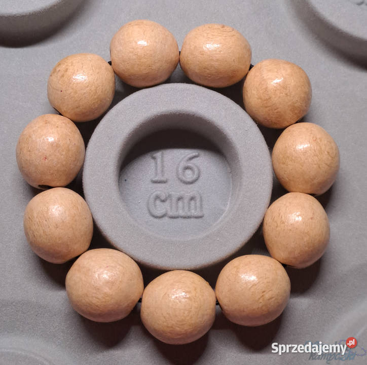 Bransoletka drewniana duże kule mazowieckie Warszawa sprzedam