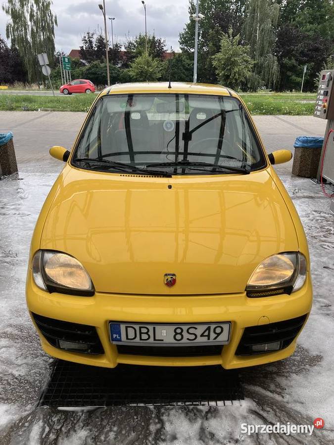 Seicento Sporting Abarth Giallo Ginestra żółty żółty Samochody osobowe dolnośląskie Dzierżoniów