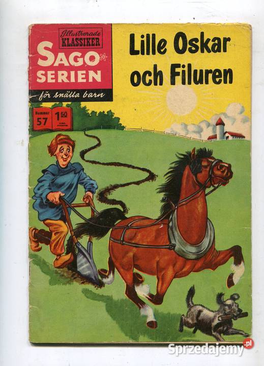 Sagoserien 57 Lille Oskar och Filuren KOMIKS Książki i Podręczniki Szczecin