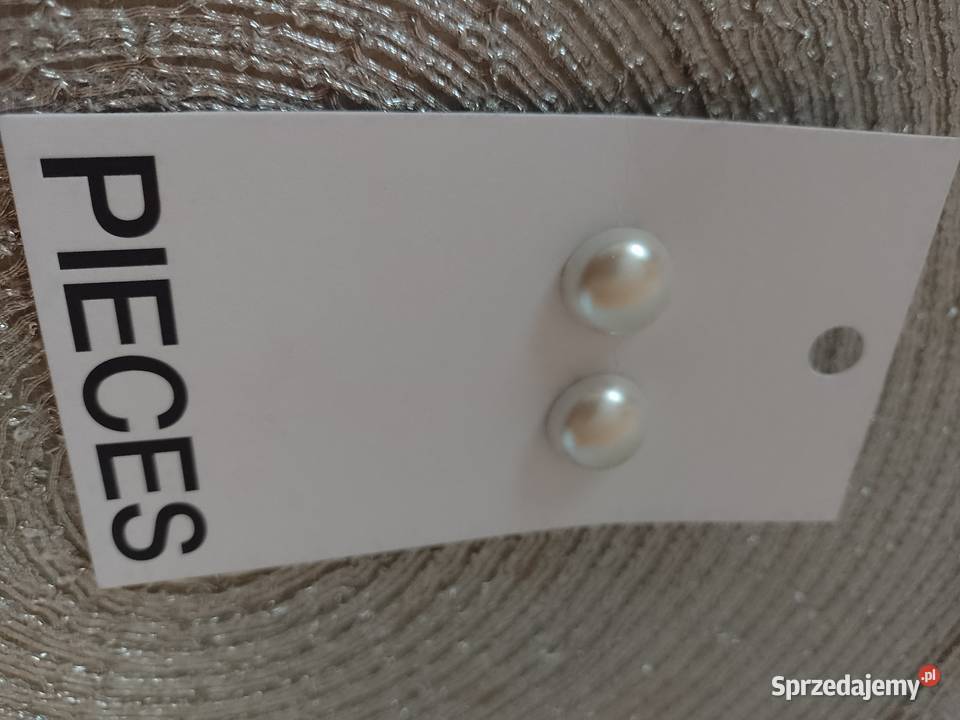 Perłowe KLIPSY perły NOWE Kraków sprzedam