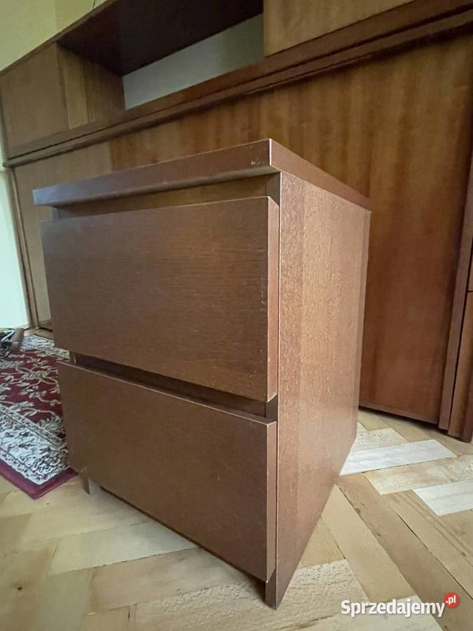 Mała komoda IKEA MALM w kolorze ciemnobrązowym Toruń sprzedam