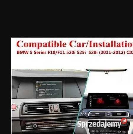 Radio Android 12 BMW F10 F11 123 gps wifi PROM Ożarowice