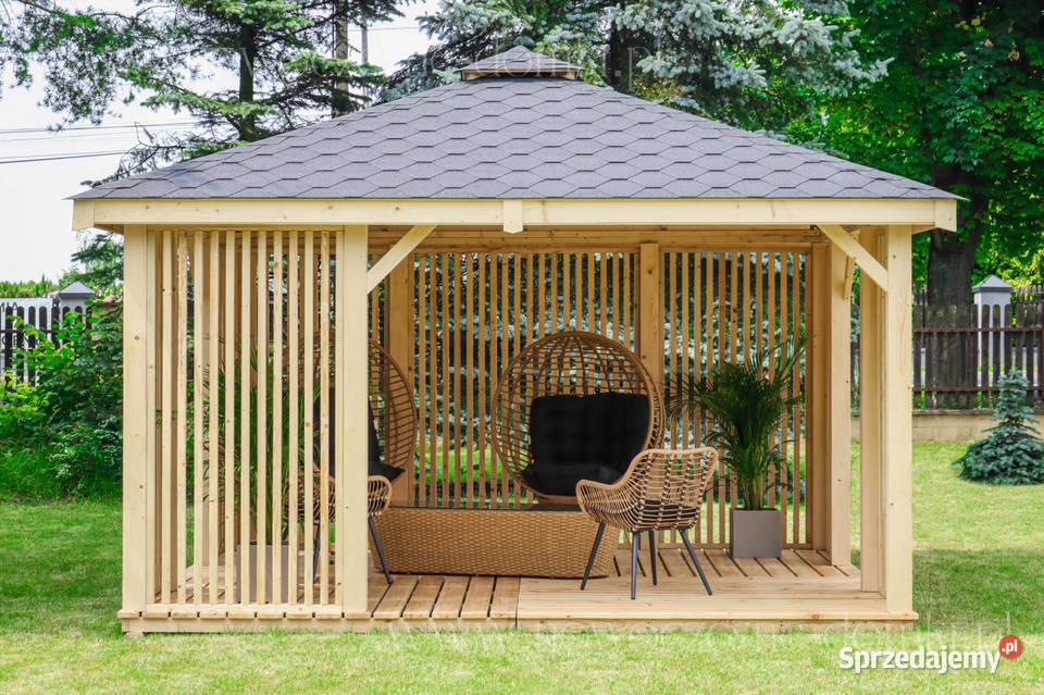 Altana ogrodowa Napoli 1 wym 4x4m Producent Domki narzędziowe Kołobrzeg