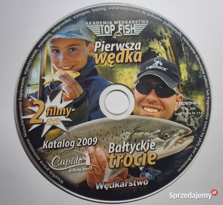 Filmy wędkarskie Troć 4 filmy Łódź