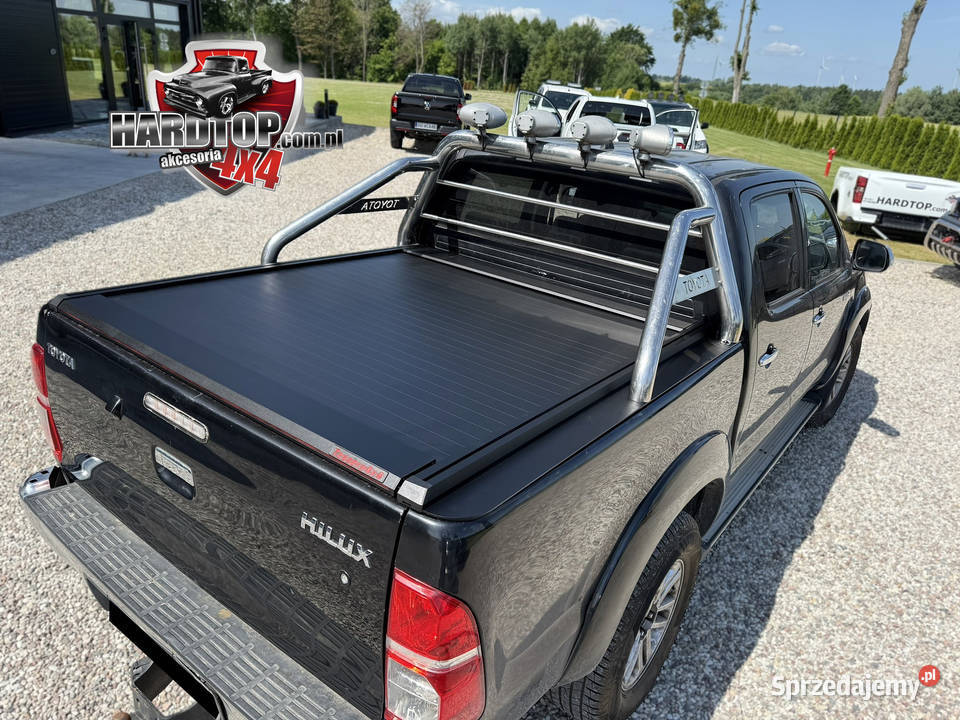 Roleta Aluminiowa zabudowa paki   Toyota Hilux Motoryzacja Pasłęk