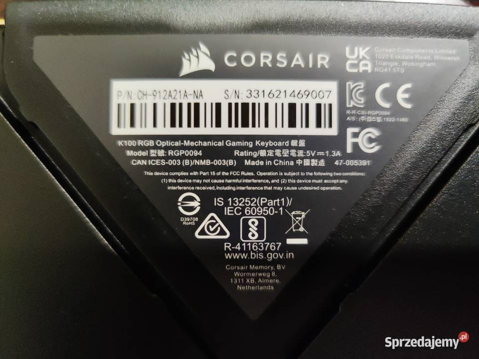 Klawiatura CORSAIR K100