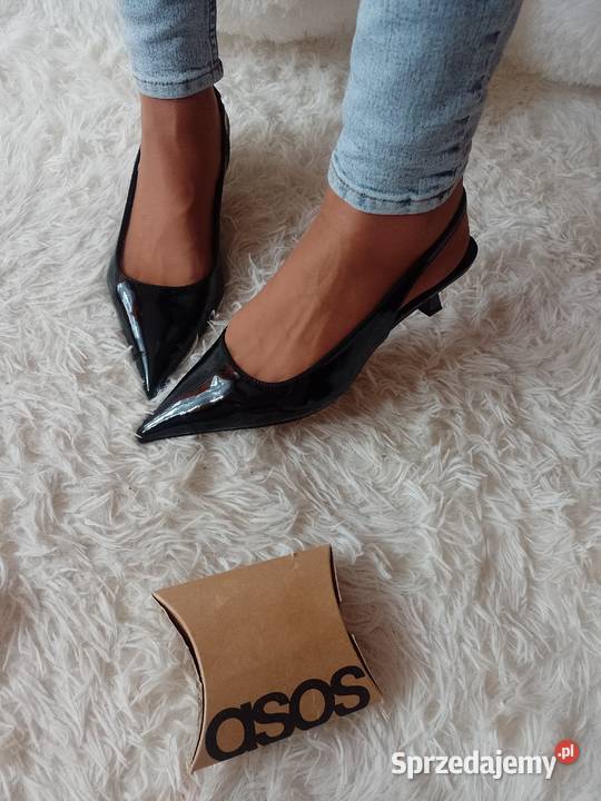 41 ASOS Design Czarne czółenka wieczorowe z Kraków