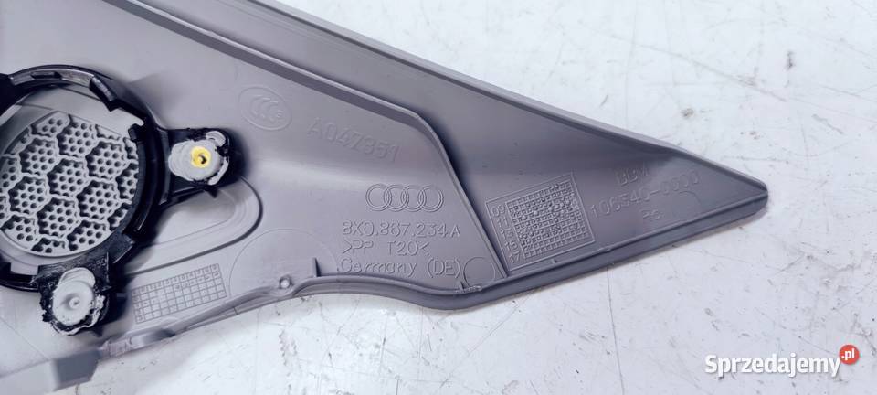 OSŁONA SŁUPKA A PRAWA AUDI A1 8X LIFT 8X0867234A śląskie Przystajń sprzedam