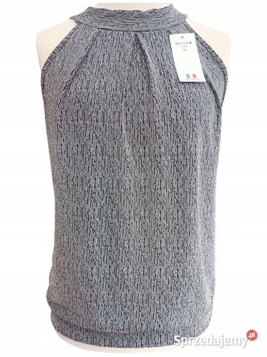 BLUZKA elegancka imprezowa BROKATOWA NITKA Wieluń