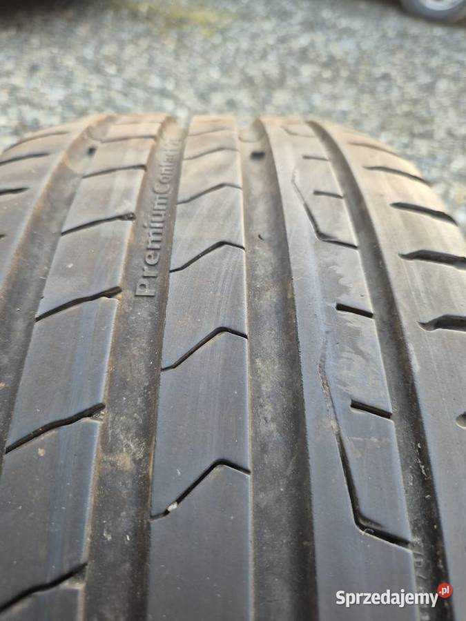 Sprzedam 2 opony letnie continental 225 Strzelin