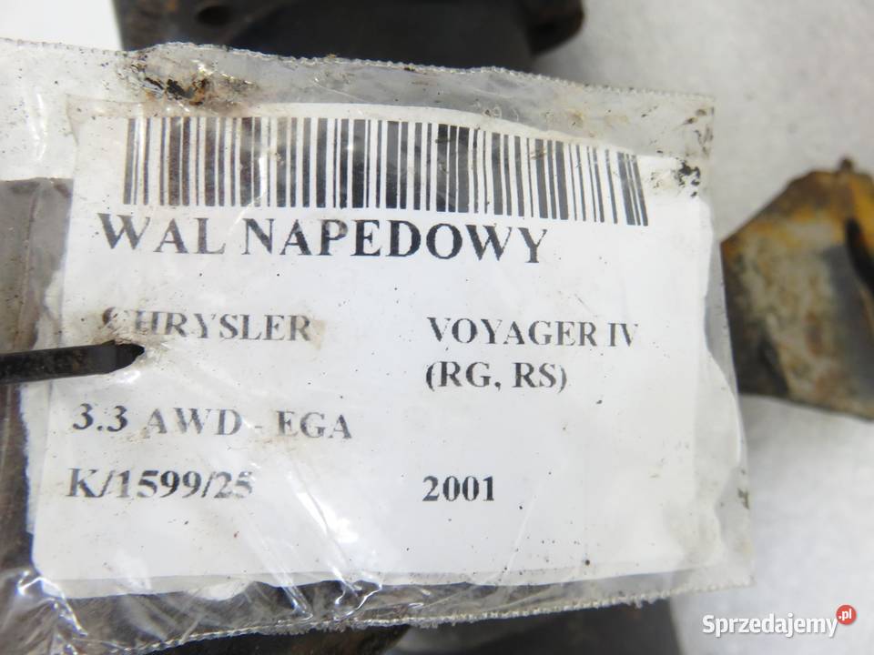 WAŁ NAPĘDOWY CHRYSLER VOYAGER IV 33 AWD osobowe