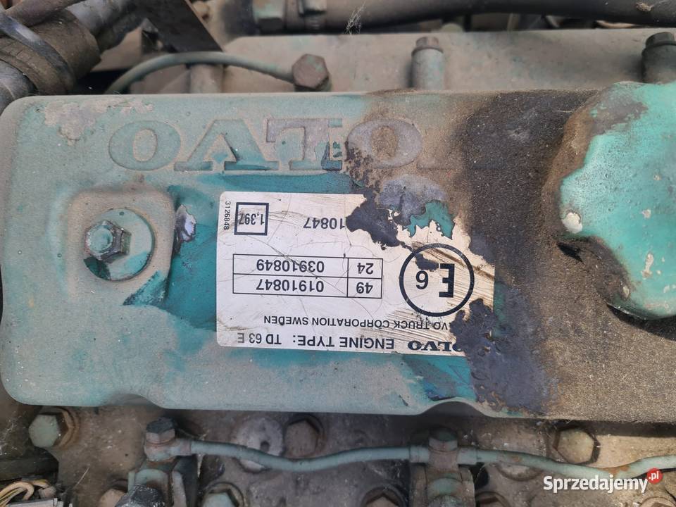 Silnik TD 63 E skrzsynia biegów części z volvo dolnośląskie Świebodzice