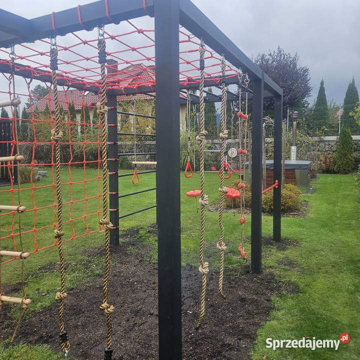 SIŁOWNIA OGRODOWA PLAC ZABAW METALOWY MAŁPI GAJ małopolskie Nowy Sącz