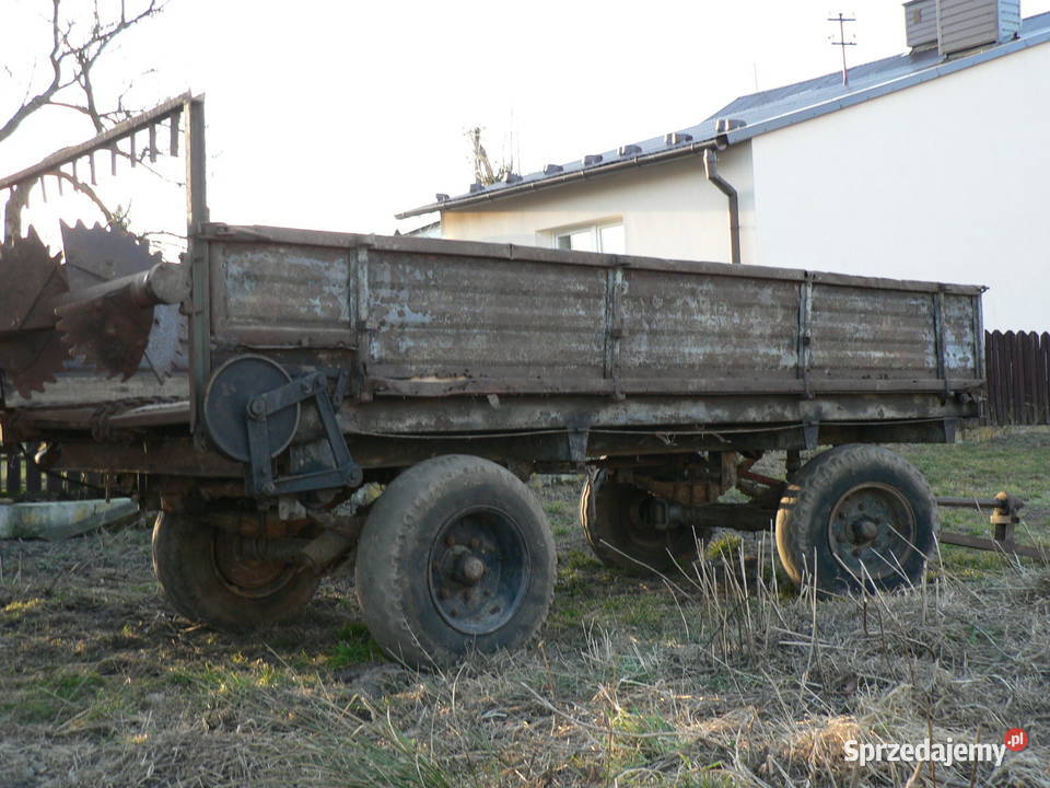 Rozrzutnik obornika dwuosiowy do remontu Mazury
