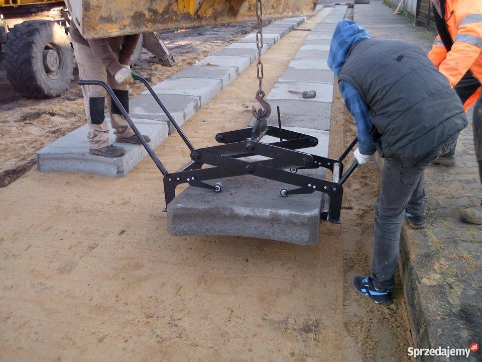 Chwytak do płyt i bloków betonowych Andrychów
