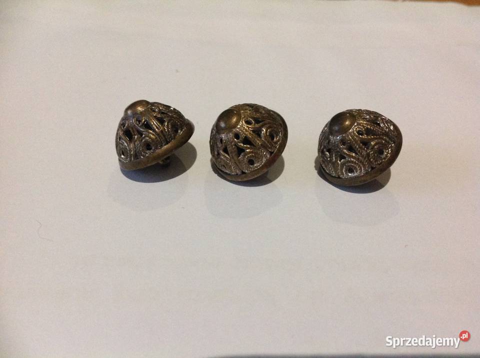 Stare Guziki Guzy Metalowe 3 Nowa Sól