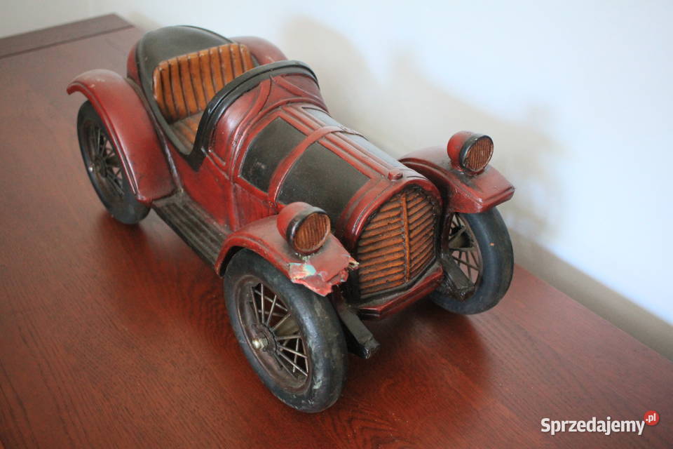 Drewniany samochodzik STYLOWY Dekoracje i ozdoby Góra