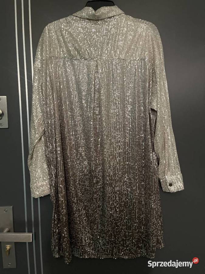 Boohoo sukienka koszulowa koszula Cekinowa zachodniopomorskie Choszczno