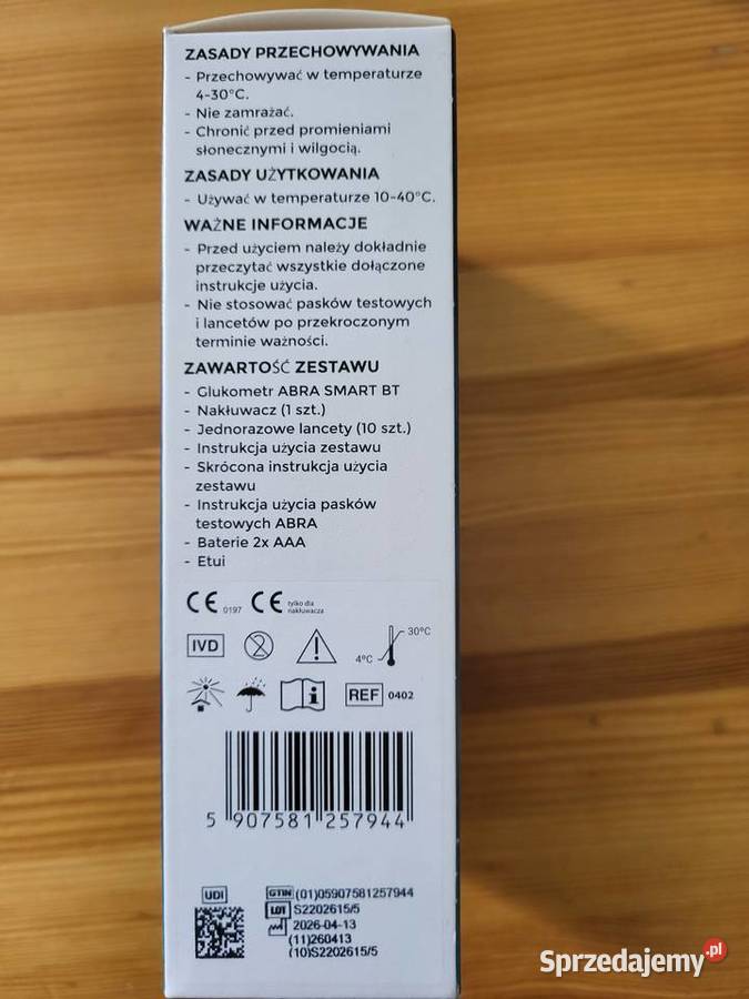 ABRA Smart BT Zestaw do pomiaru poziomu glukozy Warszawa