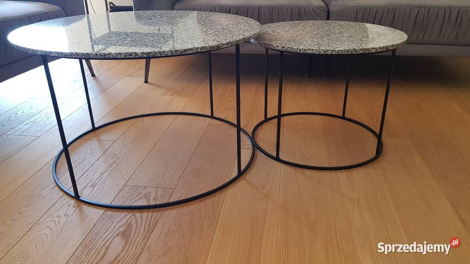 Stolik kawowy z blatem granitowym Stoły, krzesła, biurka Pabianice