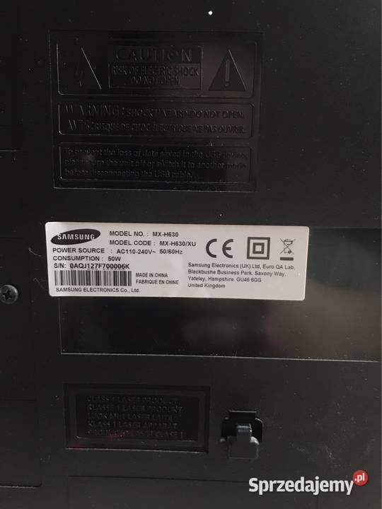 Wieża Samsung MX H630 podlaskie Białystok